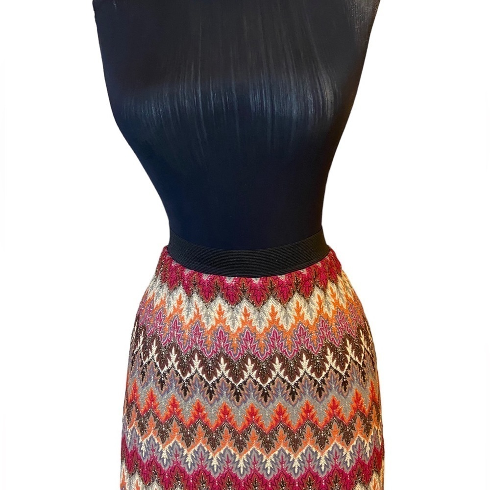 JUNIEblake Multi-Colored Aztec Pencil Skirt Large - Picture 6 of 11